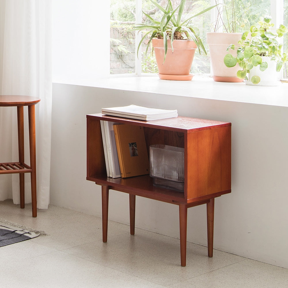Danish Midcentury Wood Bookcase