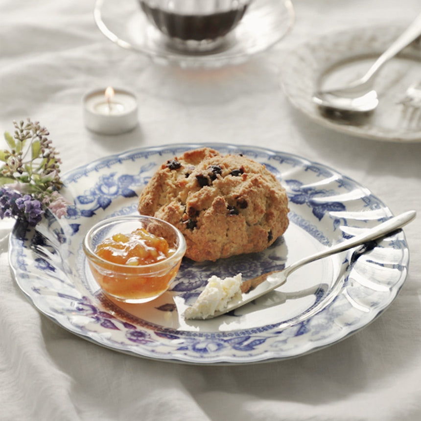 Vintage Floral Dessert Plate