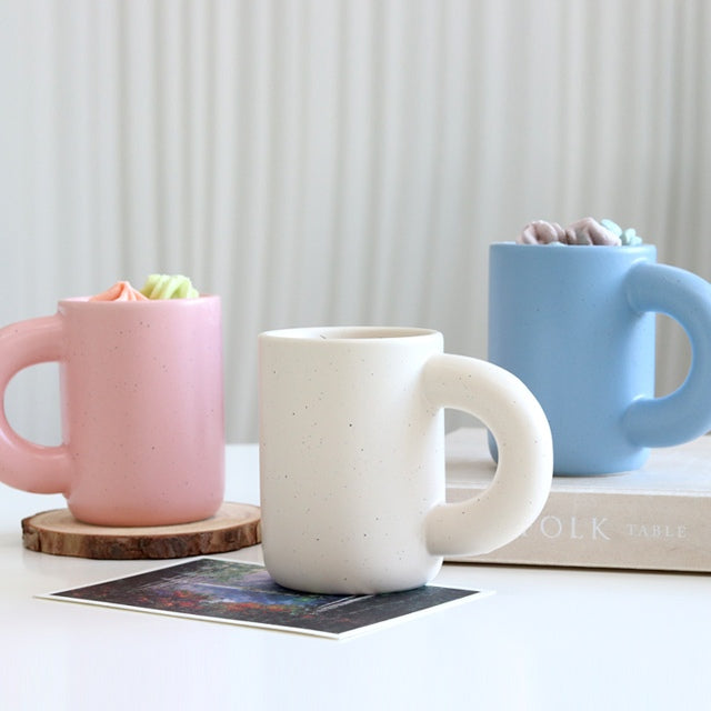 Stubby Speckled Mug