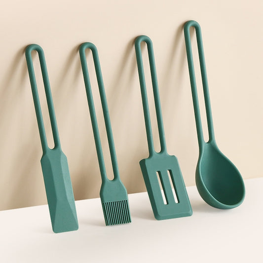Awesome Silicone Kitchen Utensil Set, 4-Piece