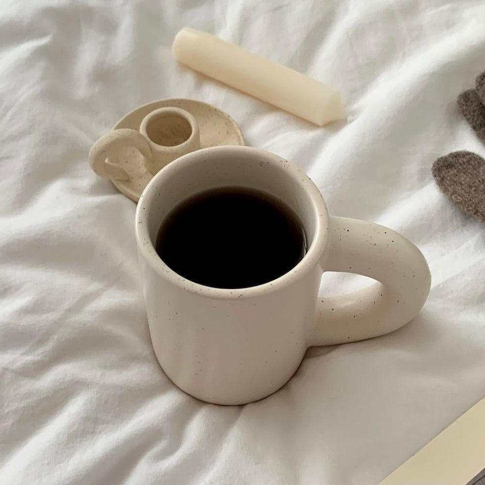 Cozy Dot Ceramic Mug Set