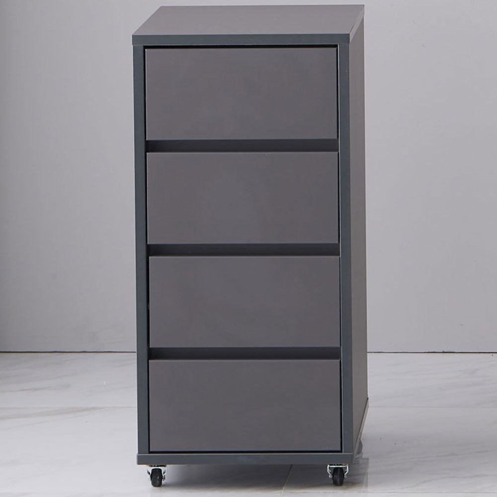 4-Drawer Movable Storage Cabinet