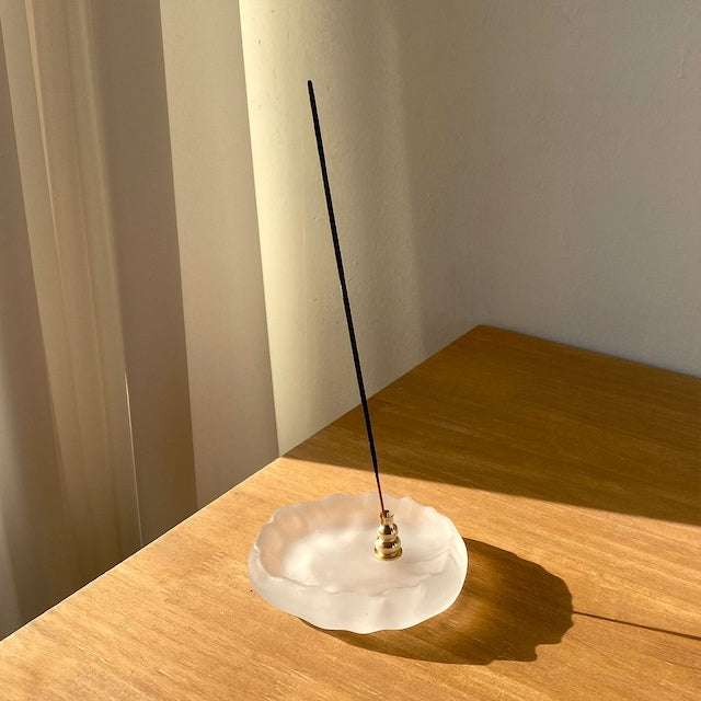 Milky Glass Accessory Tray