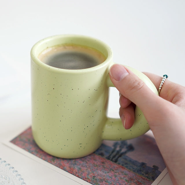 Stubby Speckled Mug