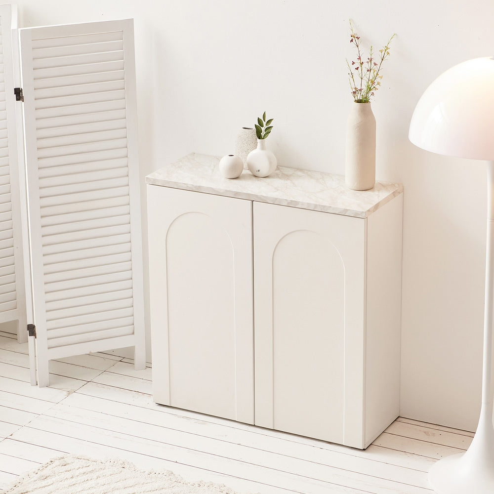Tall Cabinet with 2 Arch Doors
