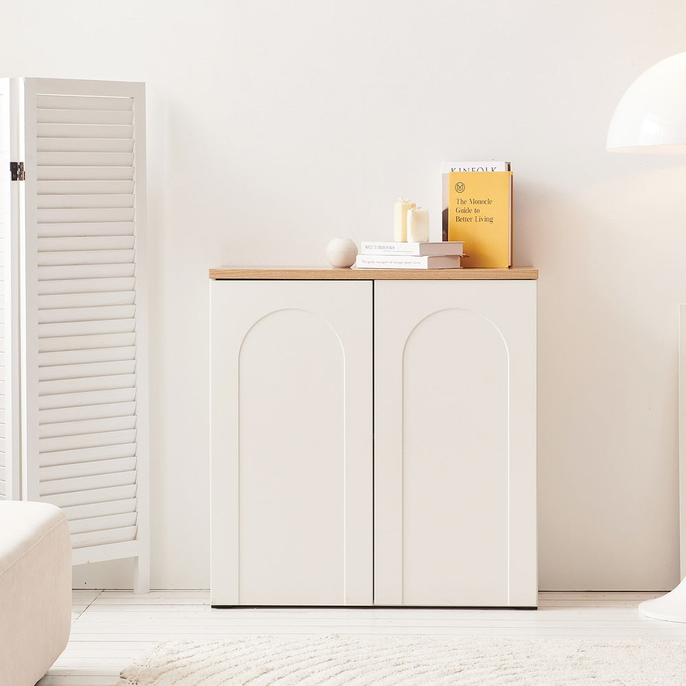 Tall Cabinet with 2 Arch Doors