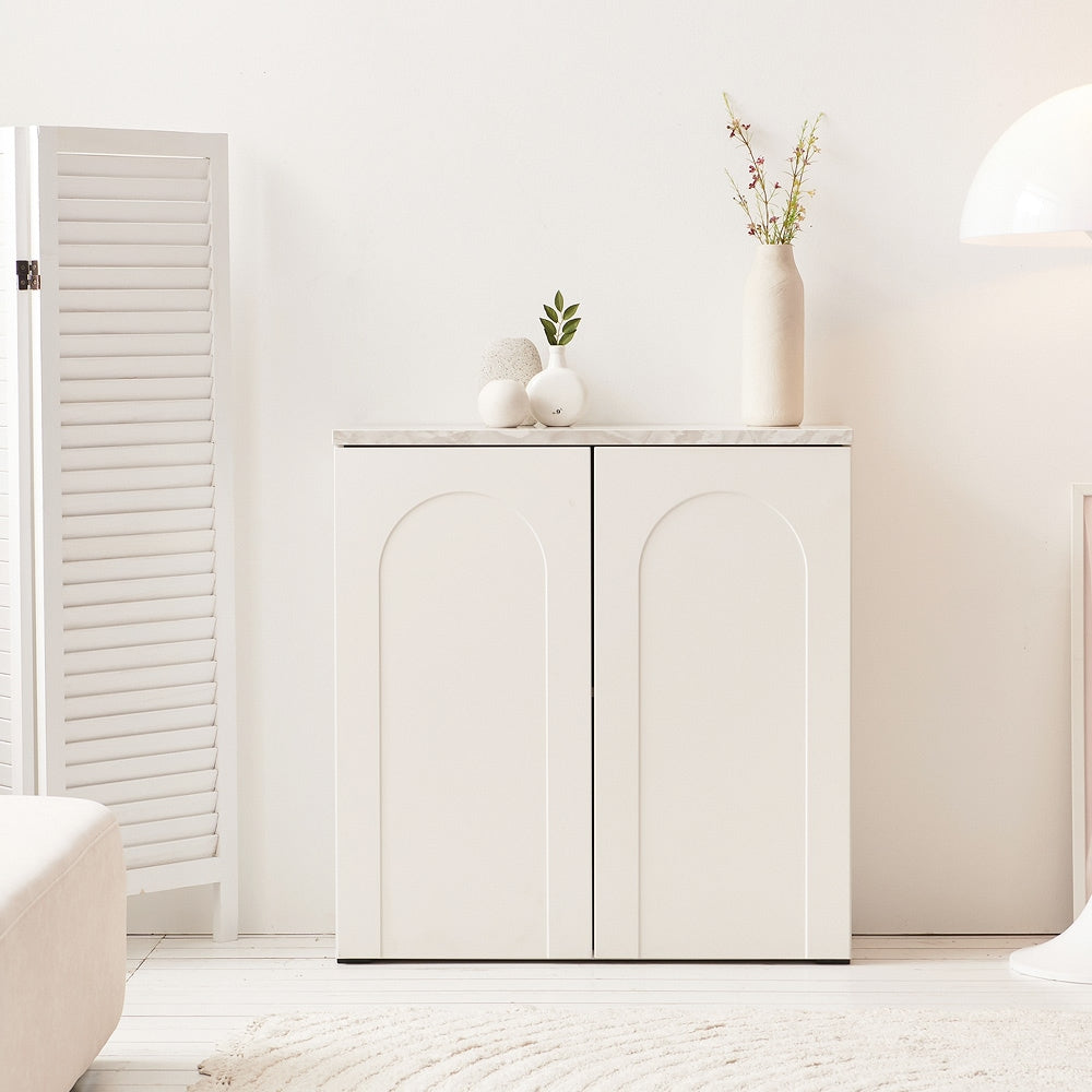 Tall Cabinet with 2 Arch Doors