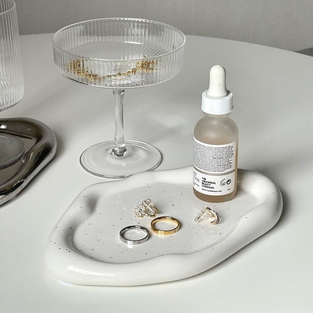 Ceramic Bubble Accessory Tray