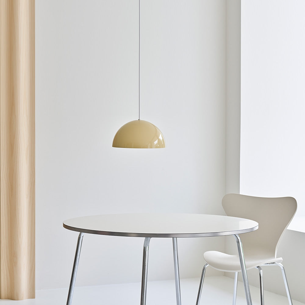 Round Chrome Dining Table