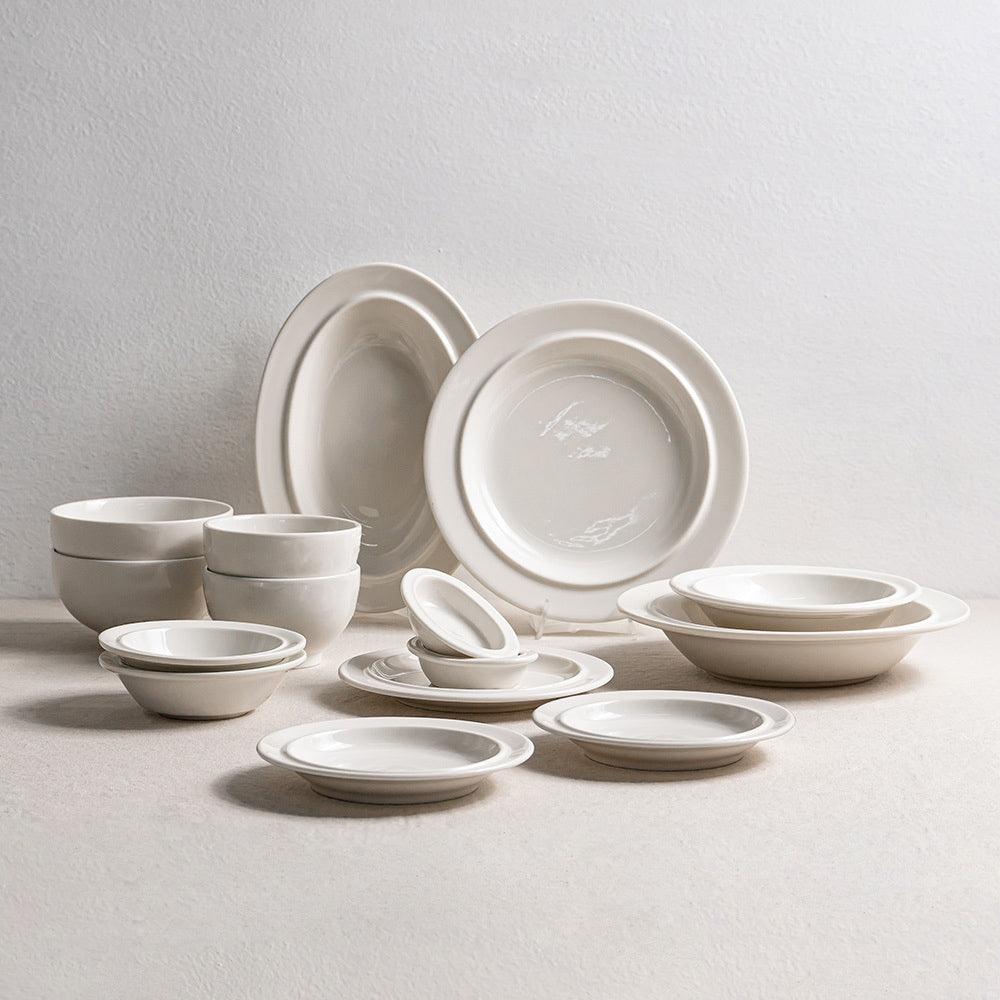 2-Person Plate and Bowl Set - 15 Piece