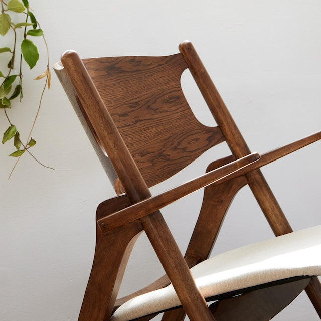 Knitting Wood Lounge Chair