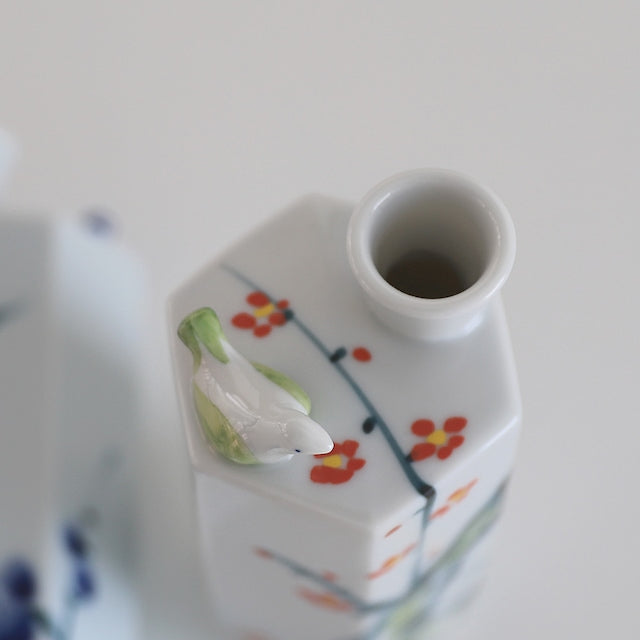 Bird & Blossom Porcelain Sake Gift Set
