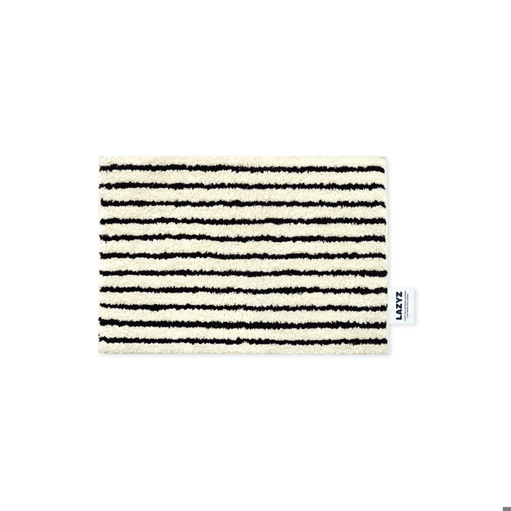 Striped Bath & Kitchen Rug