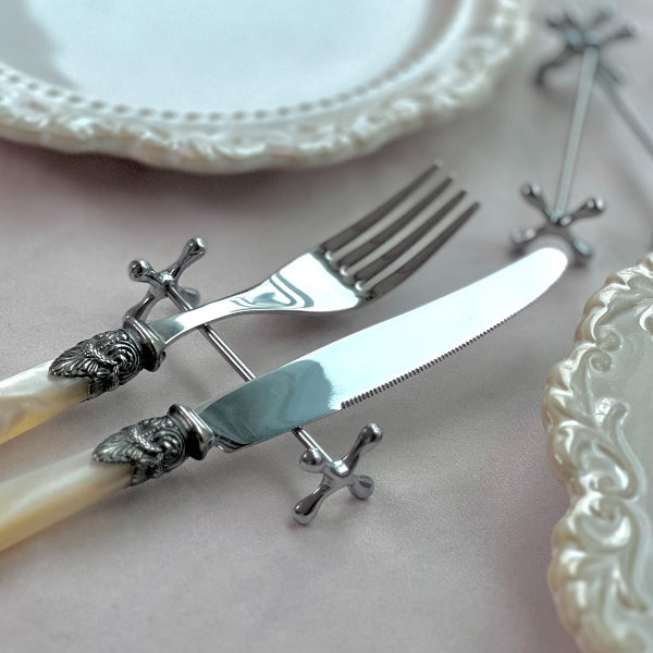 Stainless Steel Spoon Rest Set (4-Piece)