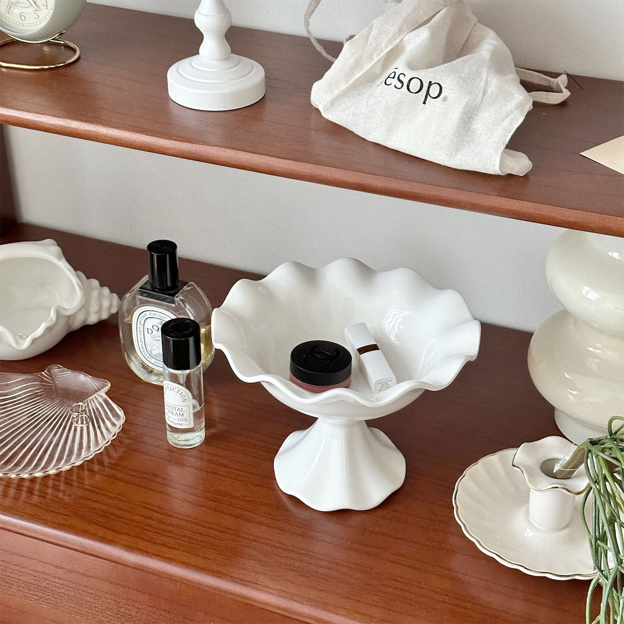 Wavy Pedestal Tray