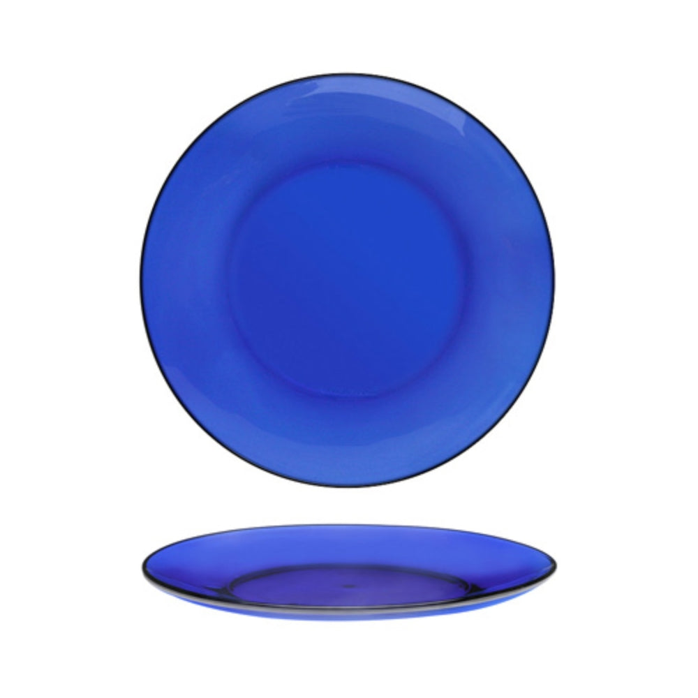 Colored Glass Dessert Plate