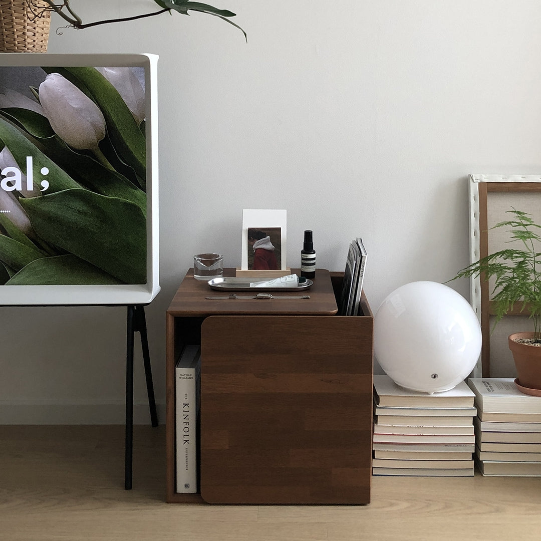 Multipurpose Cube Storage Table