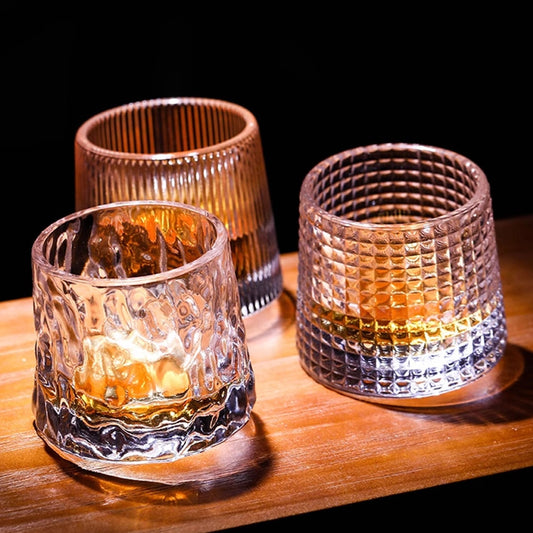 Whiskey Glass & Coaster Set - detail view