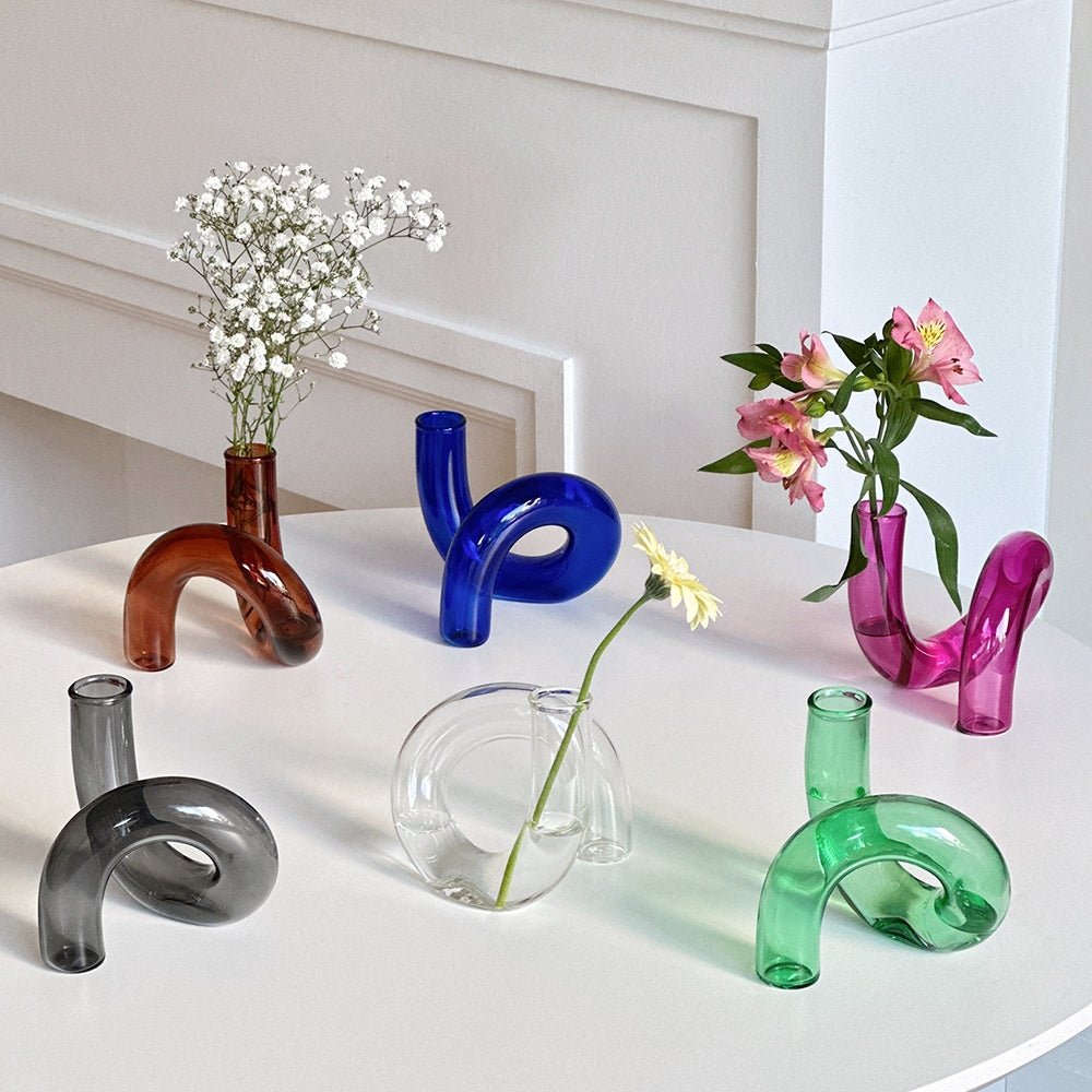 Glass Pipe Vase
