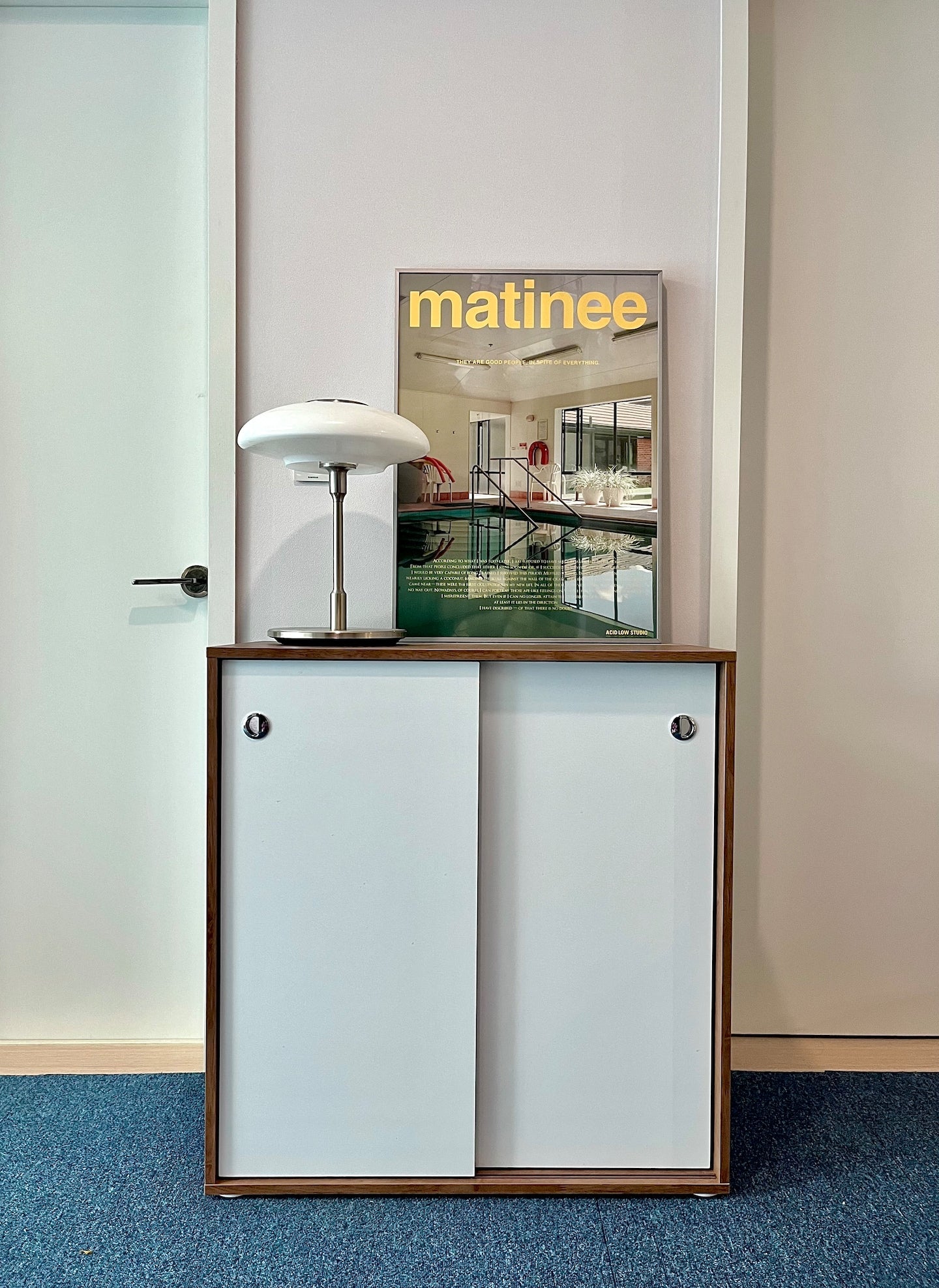 Sliding Door Storage Cabinet