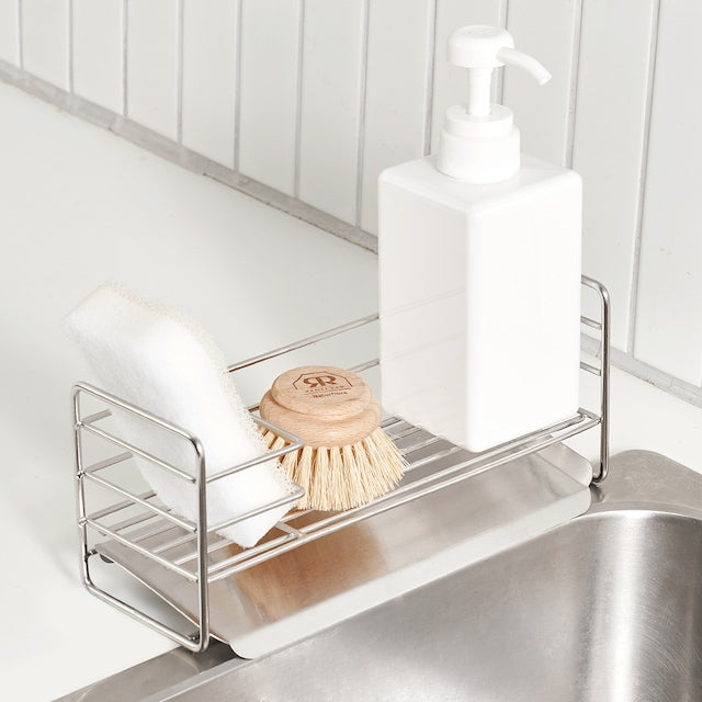 Stainless Steel Sponge Holder with Drain Tray
