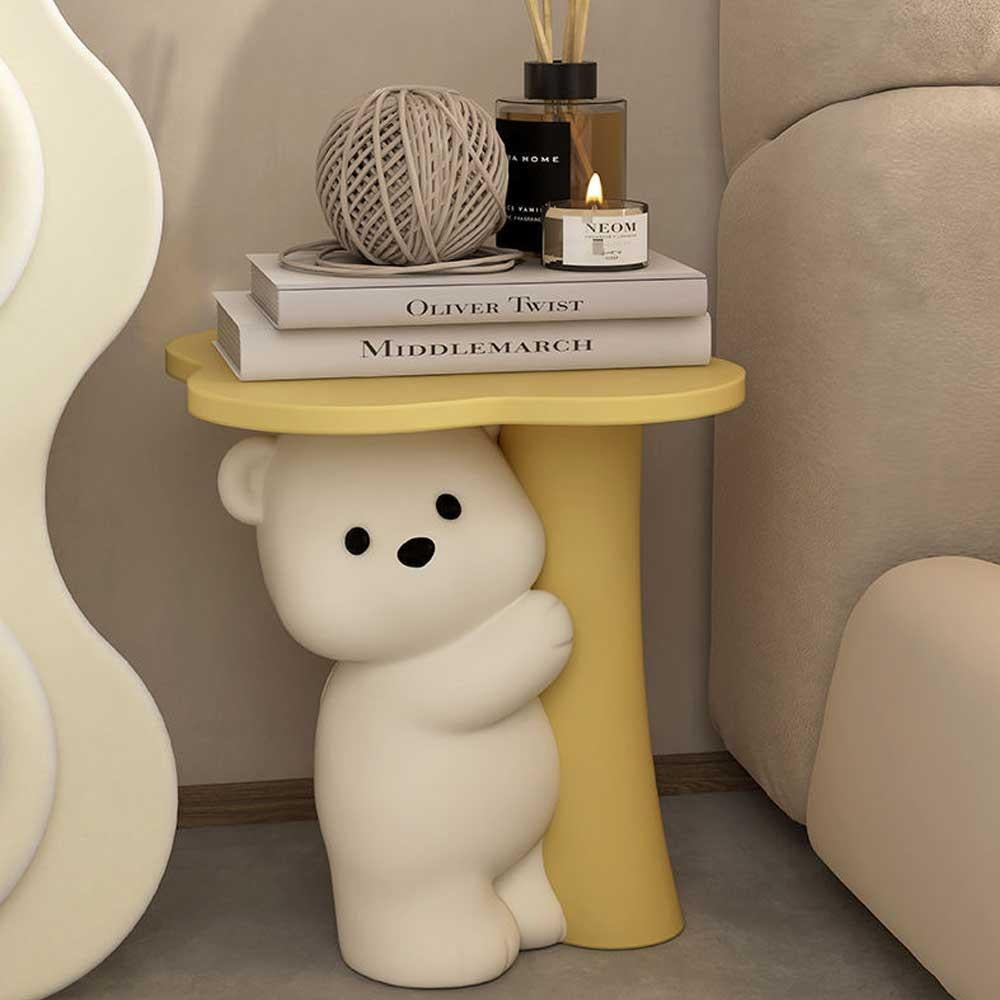 Clover Top Polar Bear Hug Side Table