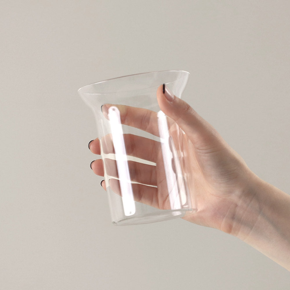 Y-Shaped Glass Cup Set of 2