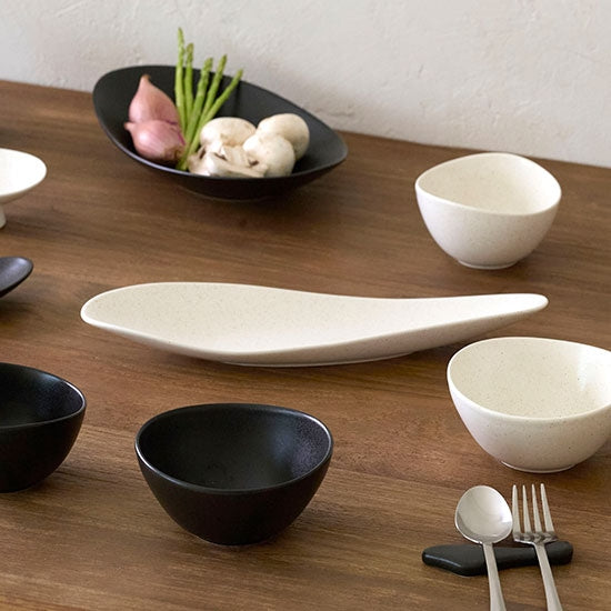 Rocher Ceramic Oval Long Plate
