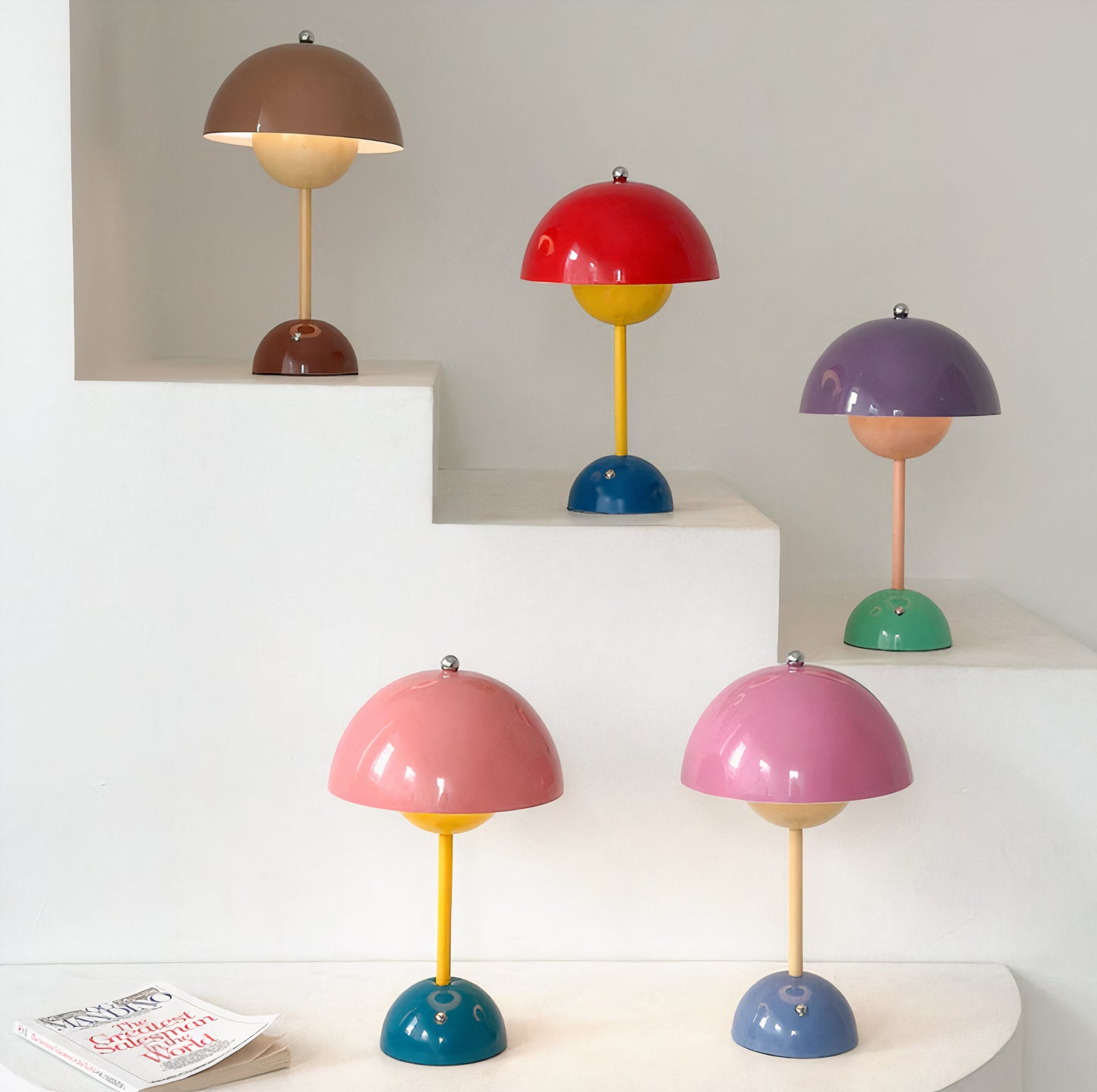 Candy Pop Mushroom Lamp - Cordless