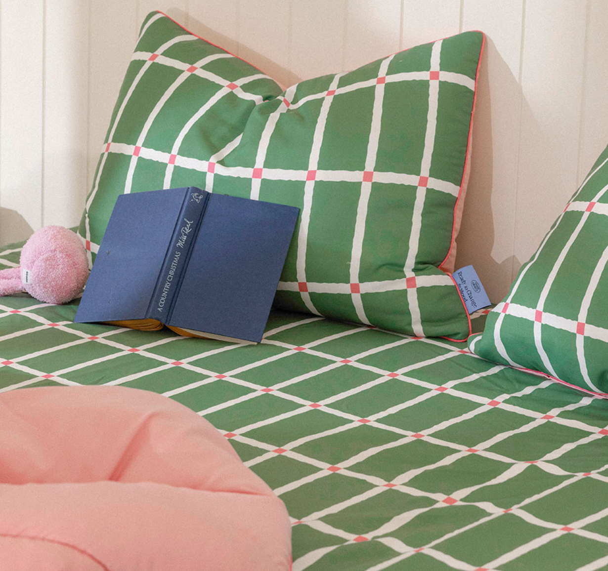 Little Mansion Check Allergy-Care Mattress Fitted Sheet - image 8 of 8