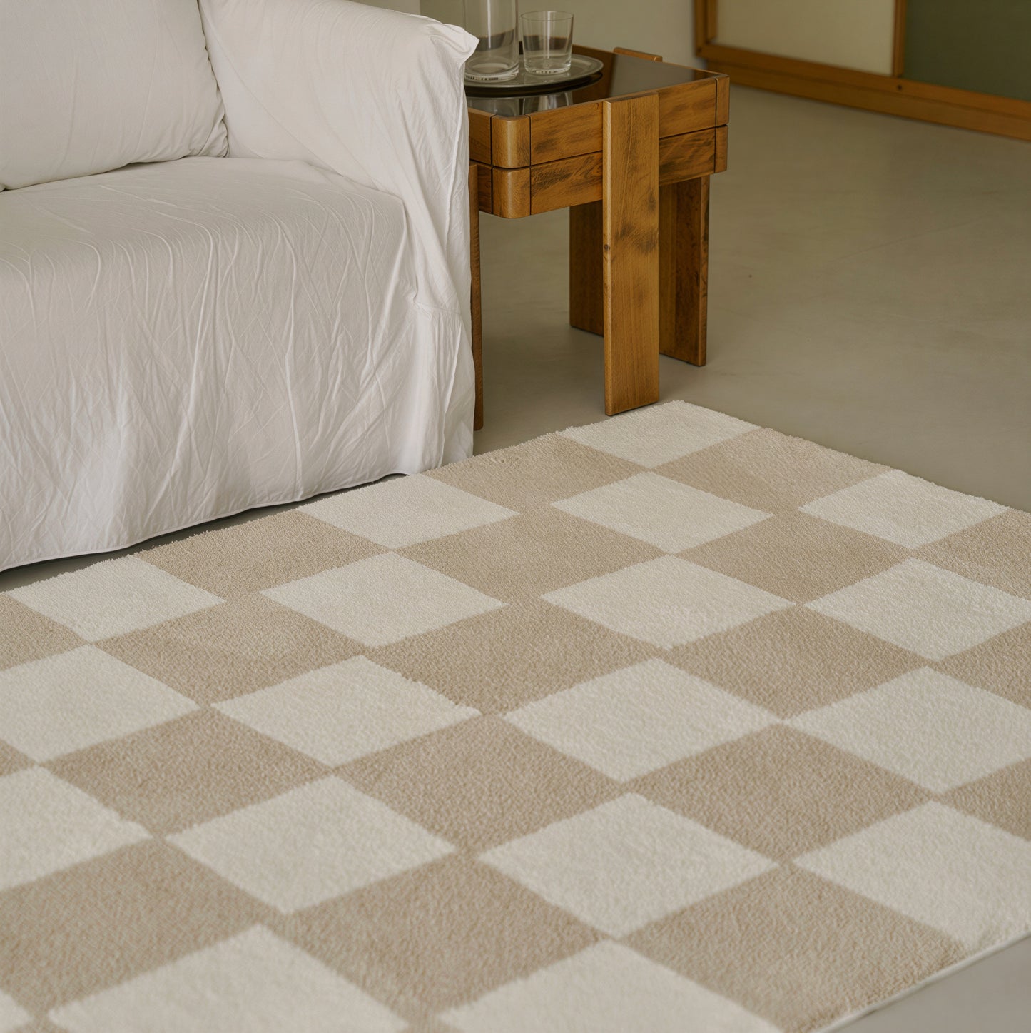 BWTZ Plush Long-Pile Jacquard Area Rug