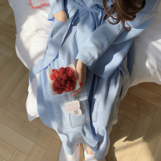 Gingham Lounge Robe