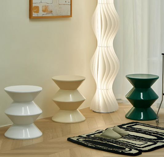 Hourglass Accent Stool