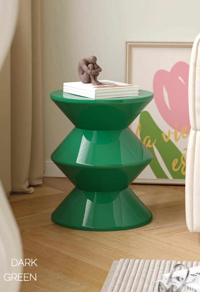 Hourglass Accent Stool