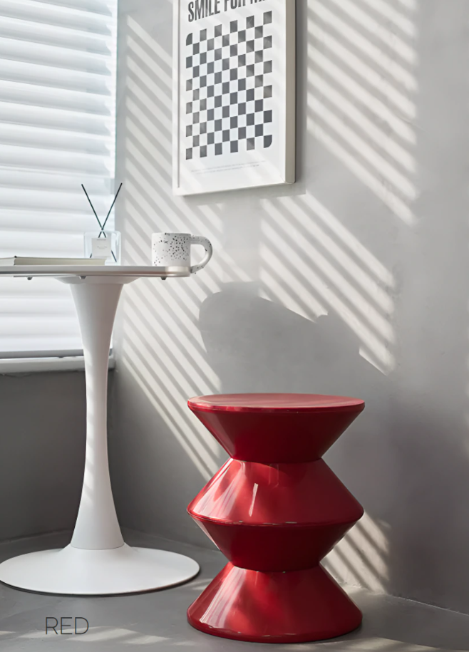 Hourglass Accent Stool