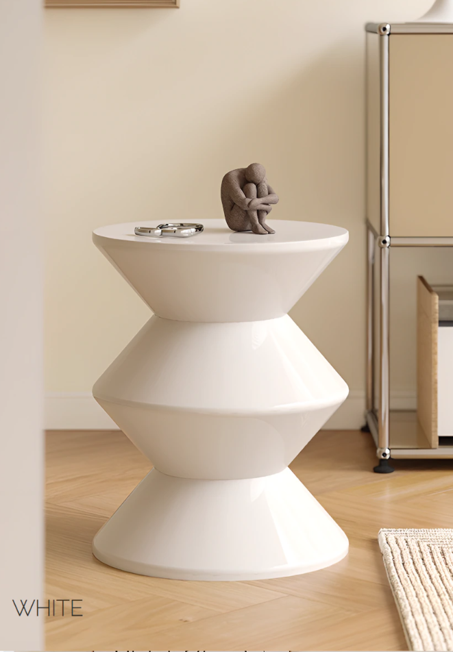 Hourglass Accent Stool