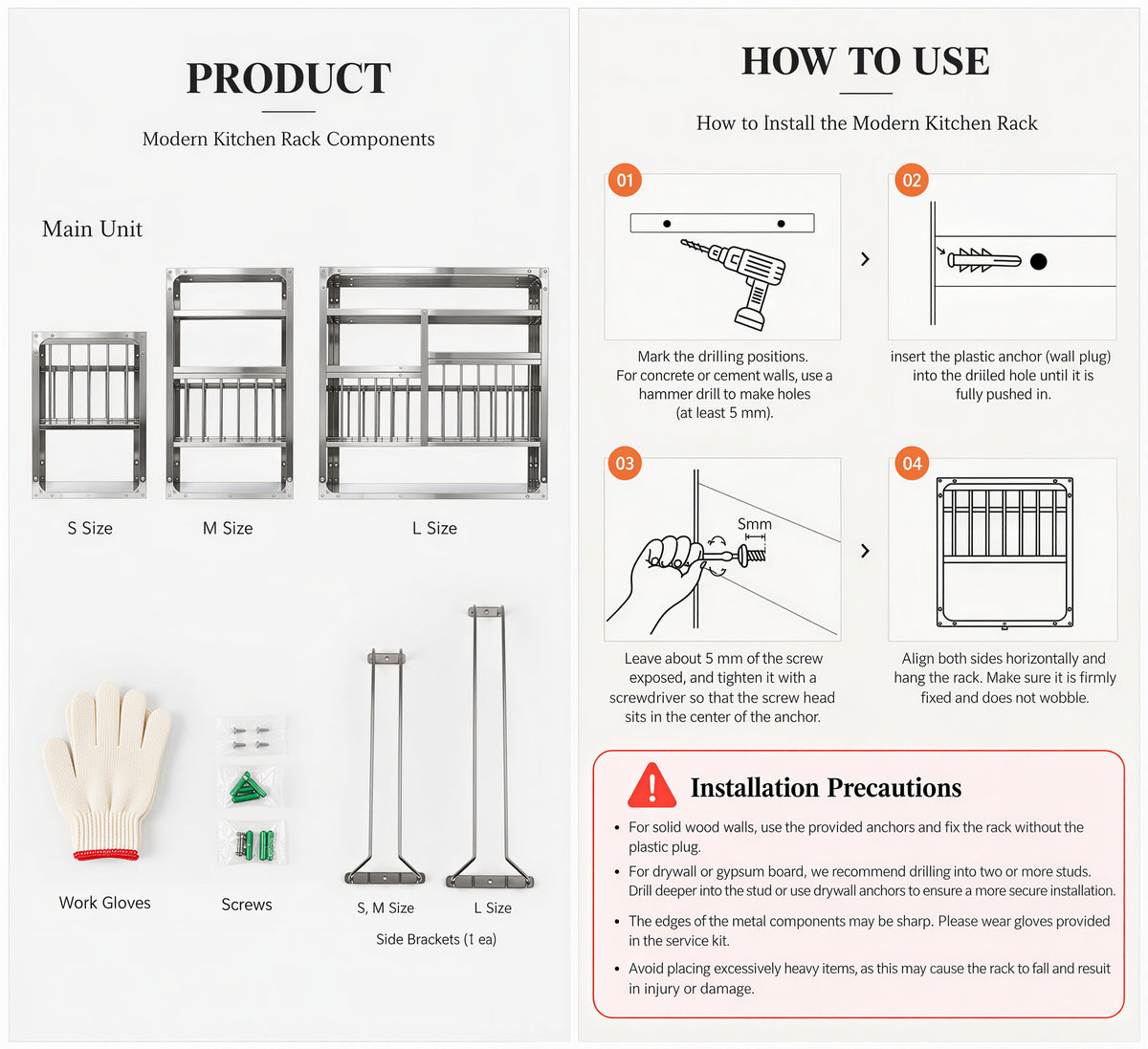 Stainless Steel Countertop Dish Rack