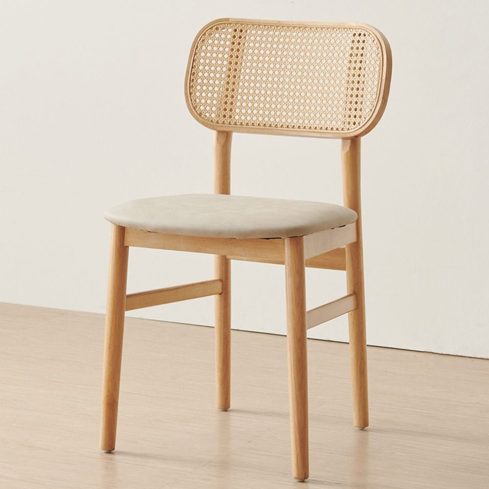Rattan Back Dining Chair