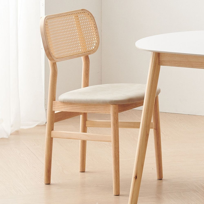 Rattan Back Dining Chair