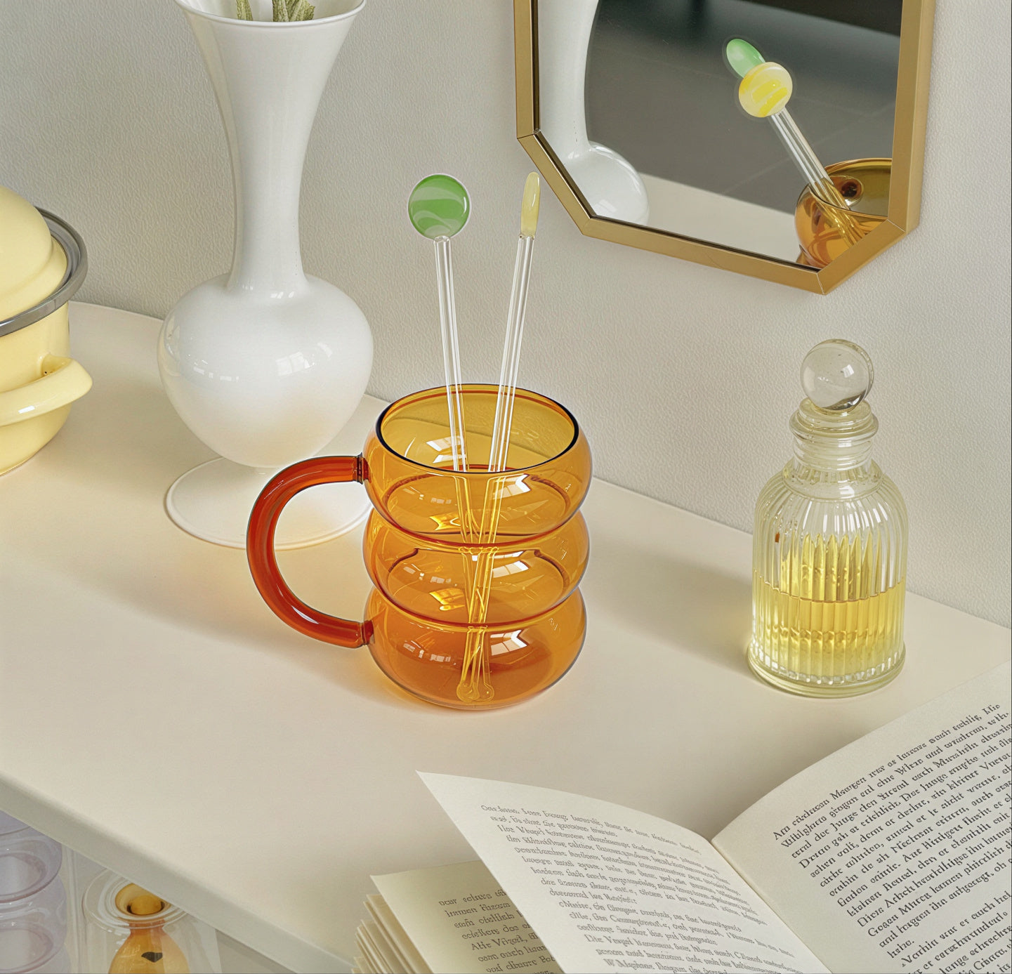 Bubble Heat-Resistant Glass Mug - image 5 of 5
