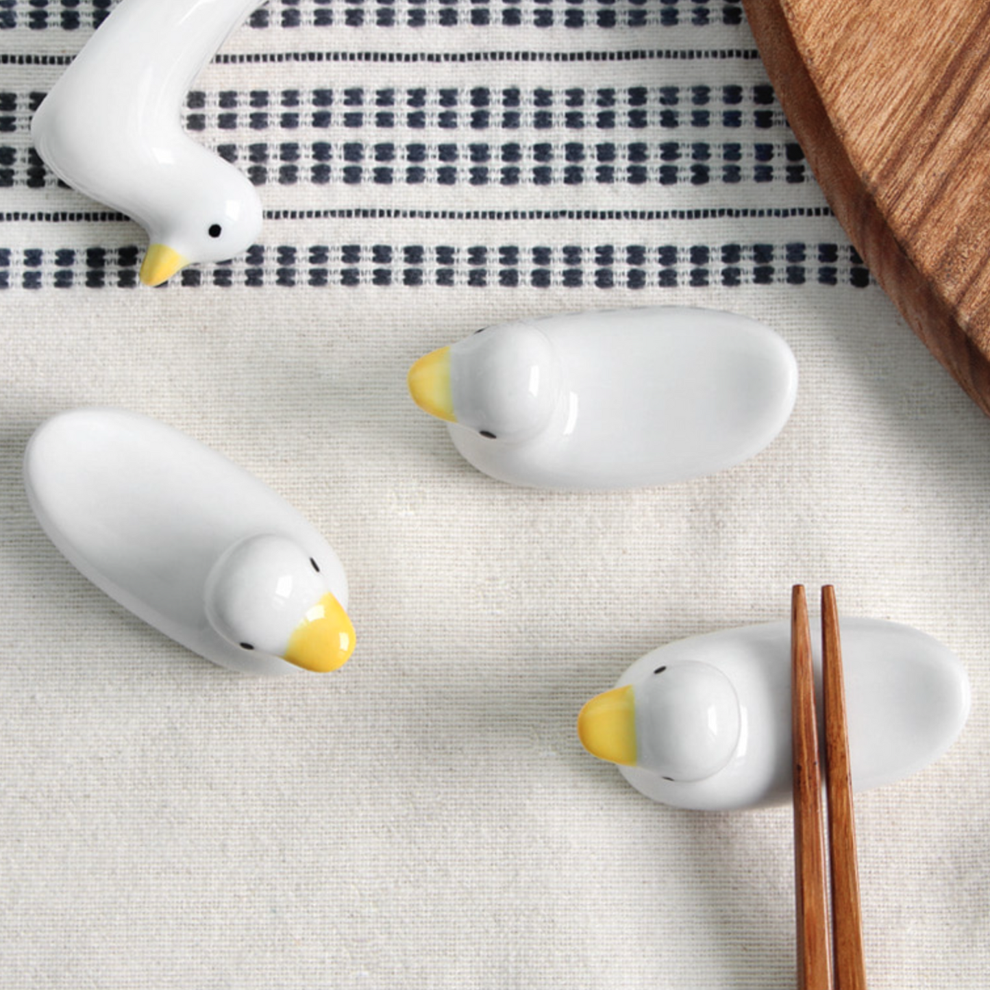 Duck Family Spoon Rest Set (6-Piece)