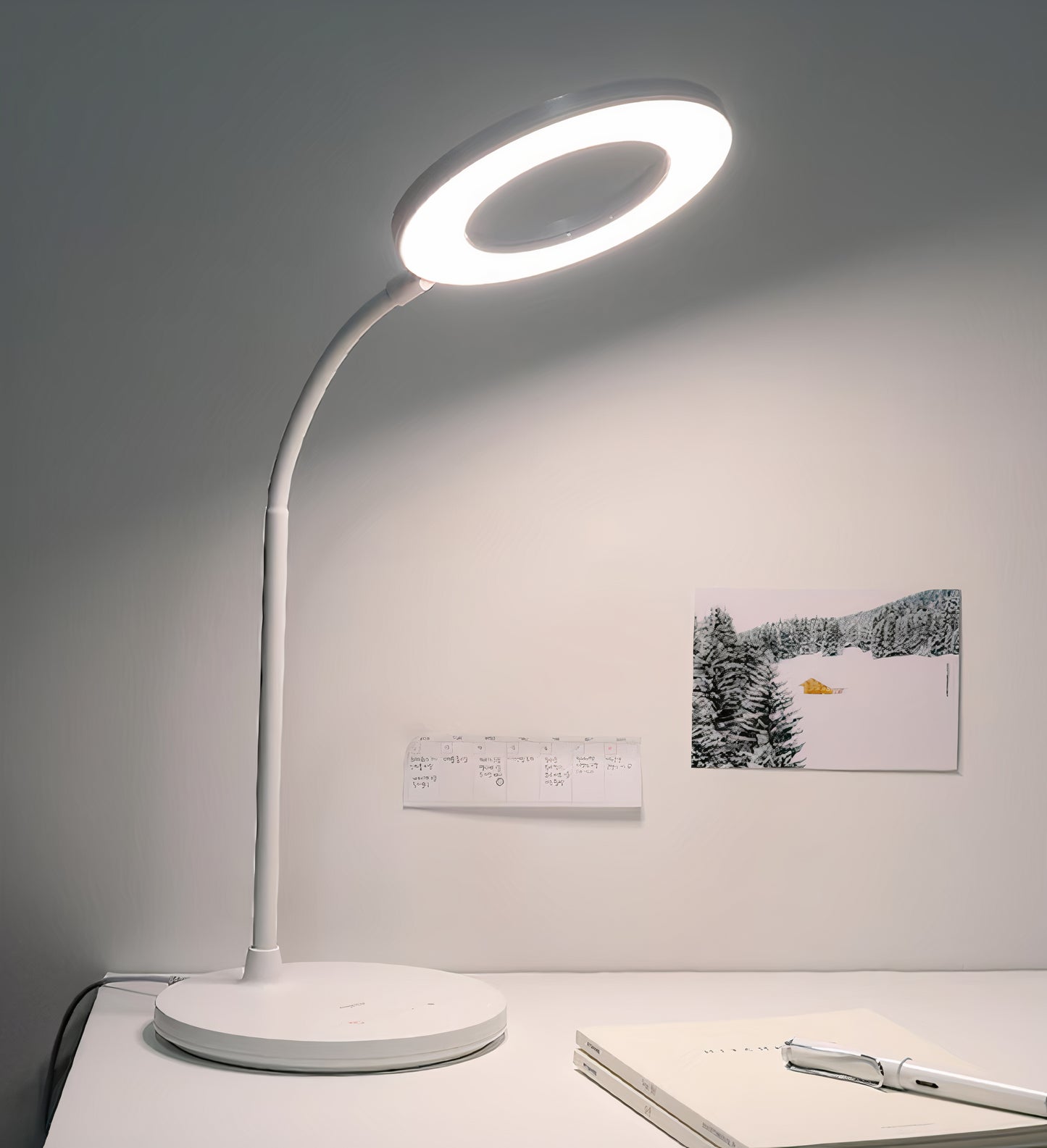 LED Ring Desk Lamp
