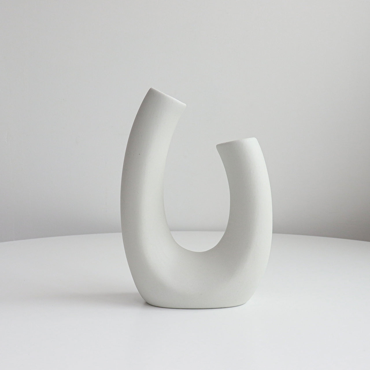Curved Modern Ceramic Vase