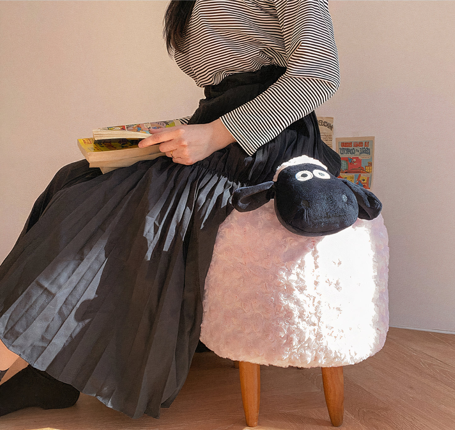 Cute Sheep Stool