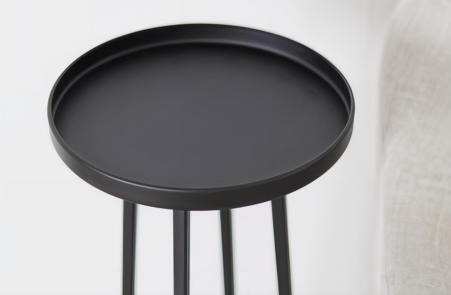 Slim Tall Metal Accent Table