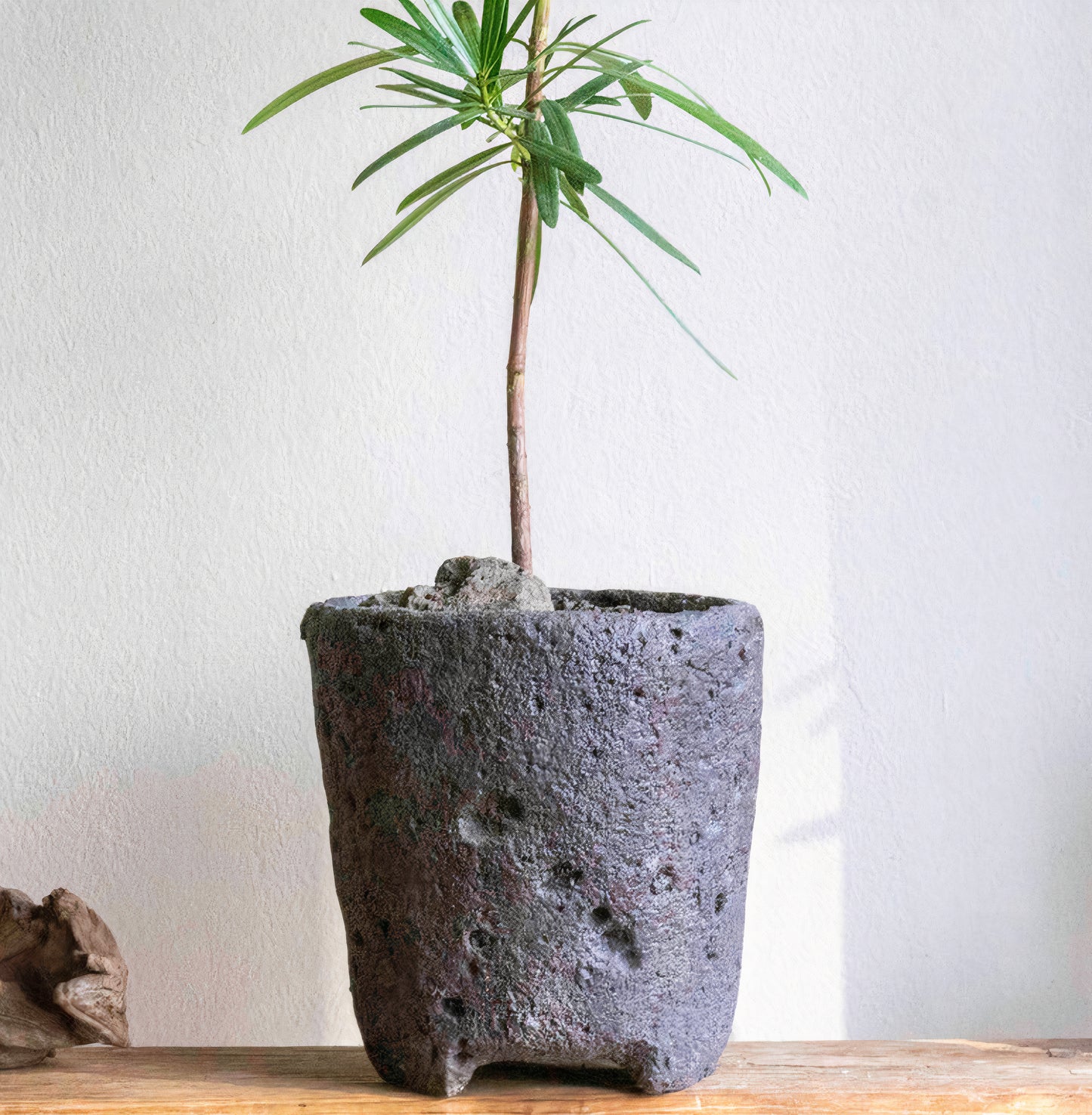 Stone Basalt Vase
