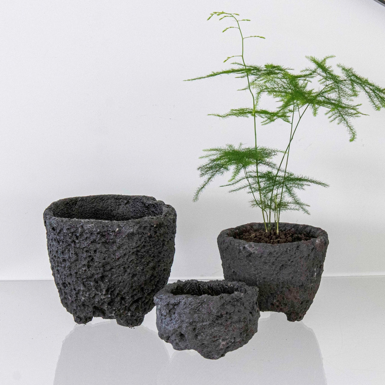 Stone Basalt Vase