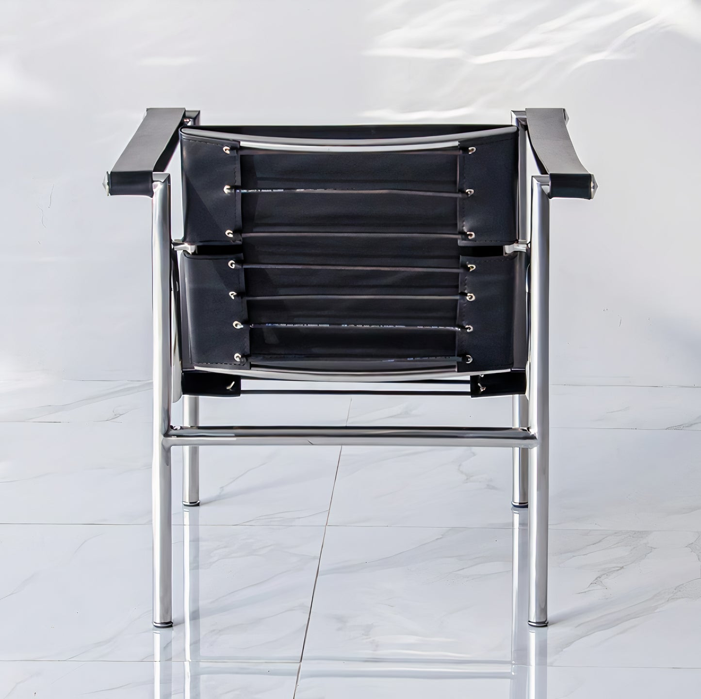 Mid-century Modern Steel Frame Armchair