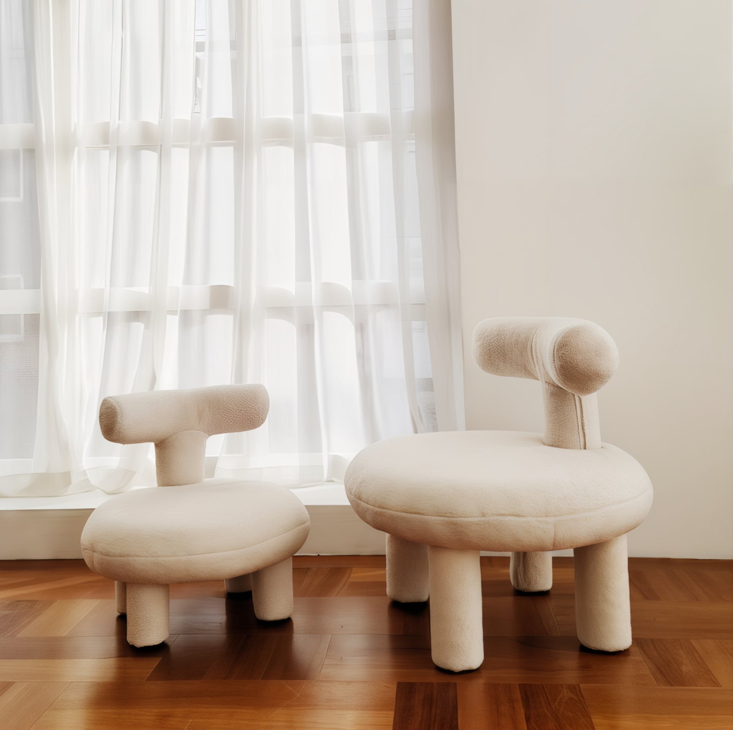Wool Fabric Accent chair