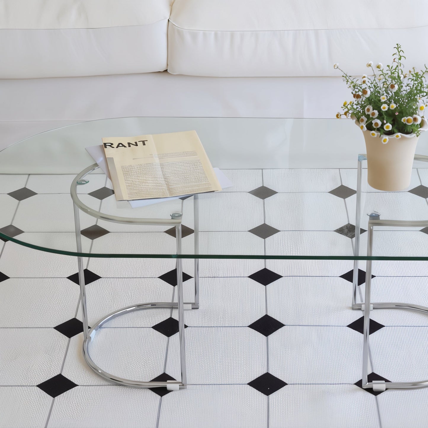 Simple Classic Tile Rug